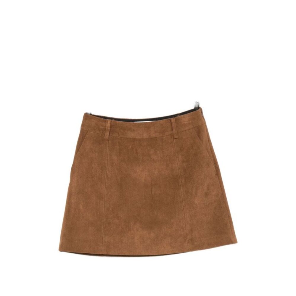 Dunst Women Suede Effect Mini Skirt